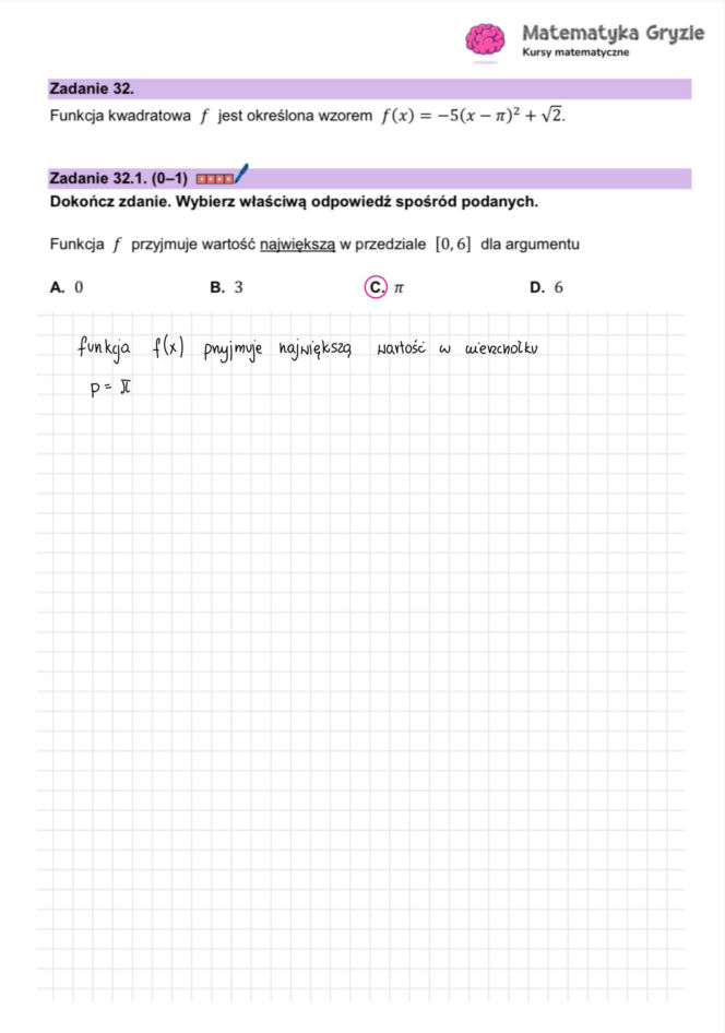 Matura próbna 2026 - matematyka. Gotowe odpowiedzi do arkusza CKE