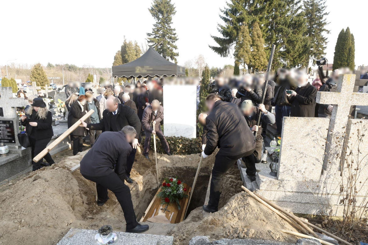 Pogrzeb fotoreportera Adama Chełstowskiego