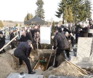 Pogrzeb fotoreportera Adama Chełstowskiego