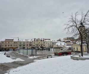 Ozdoby świąteczne oraz jarmark w Białymstoku