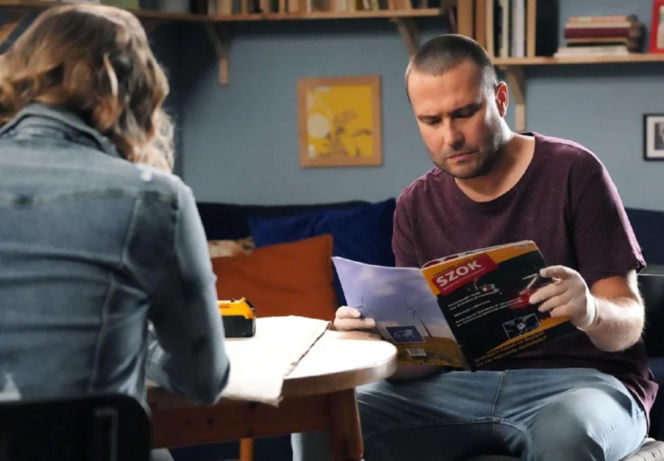 Barwy szczęścia odc. 3301. Damian Wójcik (Michał Lesień-Głowacki)