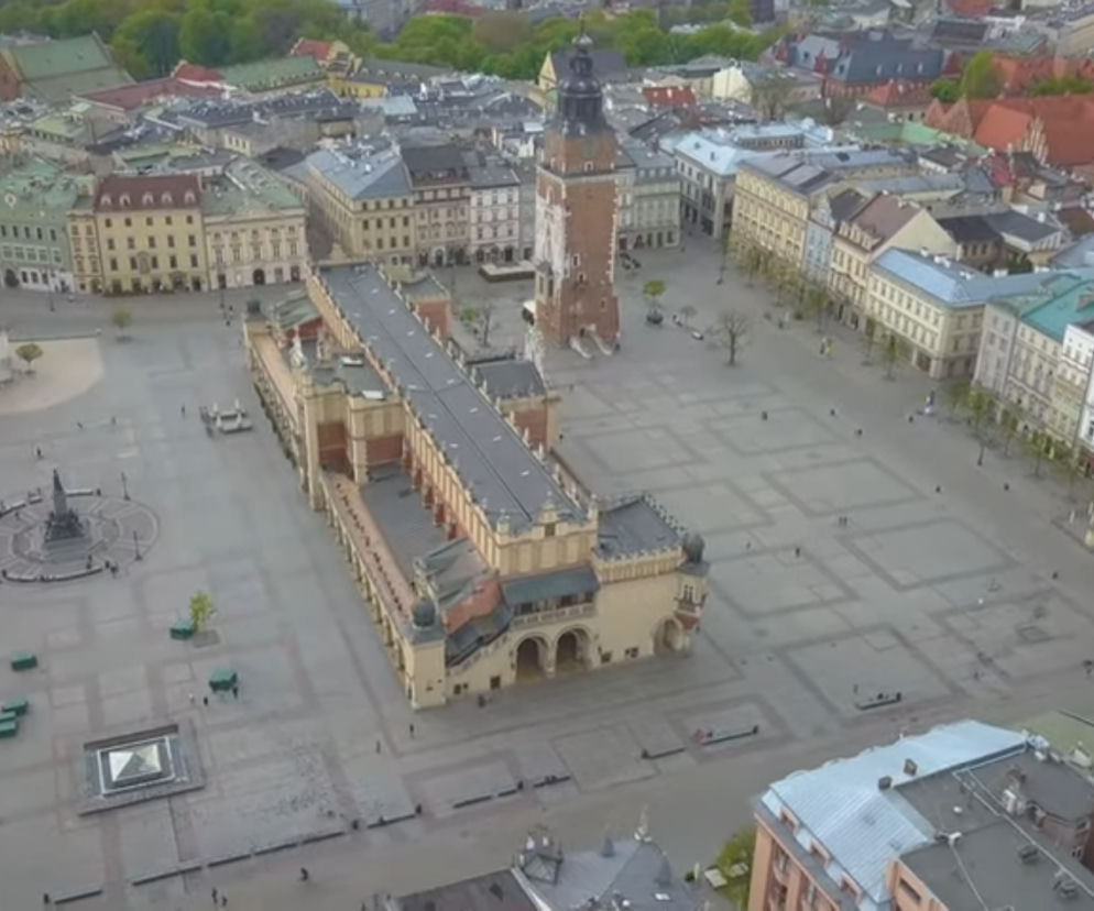 Kraków z lotu ptaka