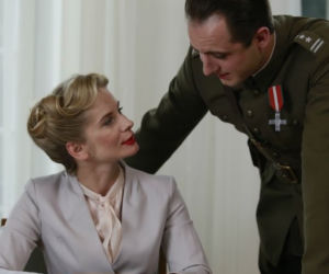Czas honoru 6 sezon odcinek 75. Ada Lewińska (Magdalena Cielecka), Adam Jabłoński (Michał Żurawski)