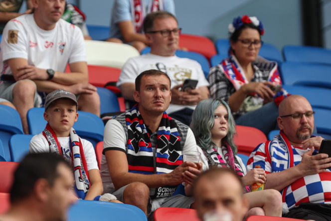 Górnik Zabrze - AS Monaco: Zdjęcia kibiców i zawodników z meczu eliminacji Ligi Konferencji