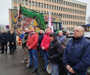 Rolnicy z regionu Siedleckiego protestowali w Siedlcach