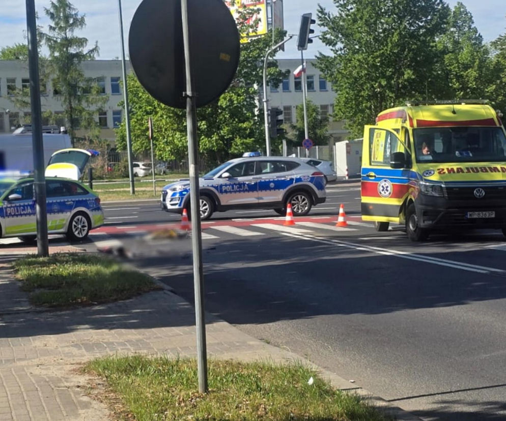 Tragiczny wypadek w Płocku. Ciężarówka śmiertelnie potrąciła 12-latkę na przejściu