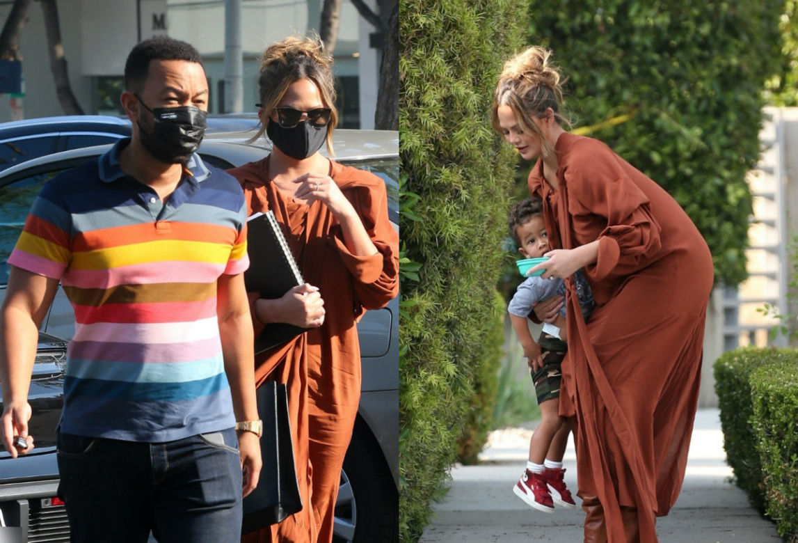 Chrissy Teigen i John Legend na zakupach