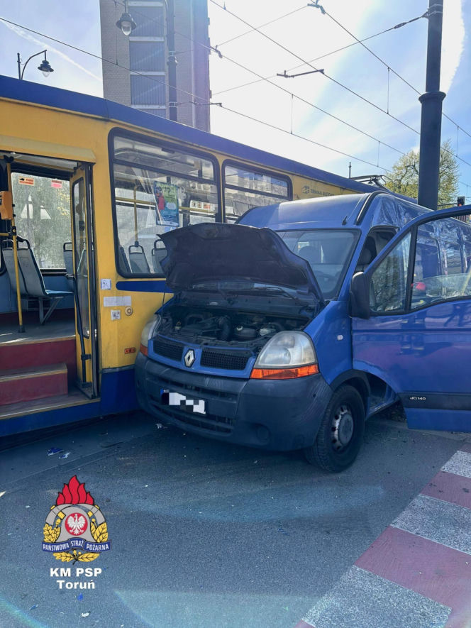 Dwa wypadki na Szosie Chełmińskiej w Toruniu