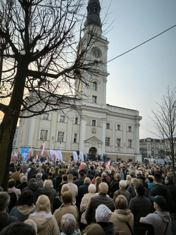 Trzaskowski w Lesznie 