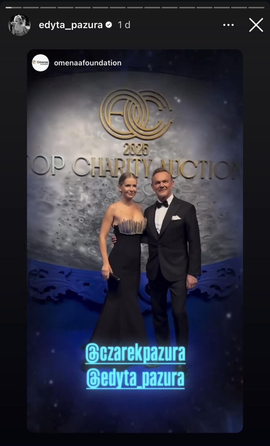 Edyta Pazura i Cezary Pazura - Bal Omenyy Mensah i Rafała Brzoski