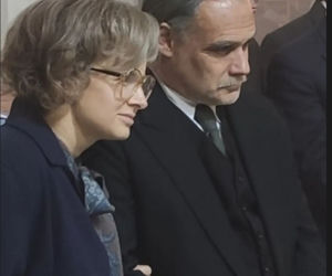 Stulecie Winnych 4 sezon na planie. Andzia (Barbara Wypych), Stanisław (Jan Wieczorkowski)
