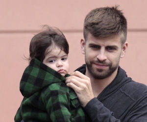 Gerard Pique z dzieckiem