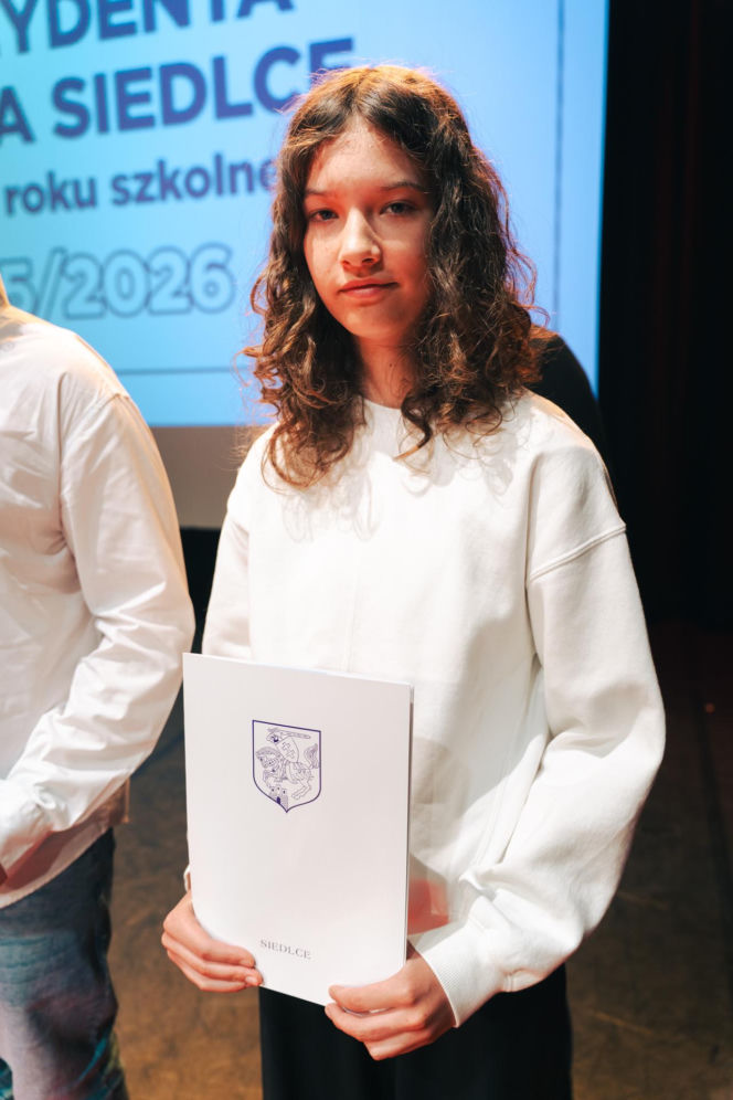 Najzdolniejsi uczniowie odebrali stypendia Prezydenta Miasta Siedlce