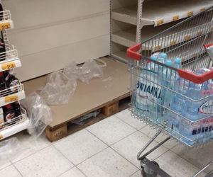 Panika w Białymstoku? Markety oblężone. Dzikie tłumy na zakupach [ZDJĘCIA]