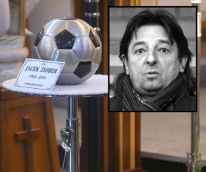 Pogrzeb legendy Łodzi. Urna kształcie piłki i boisko pod ołtarzem