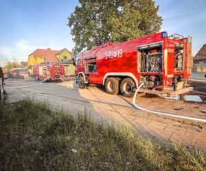 Więcej pożarów, mniej wyjazdów. Tak pracowali strażacy z Ostrzeszowa w 2025 roku