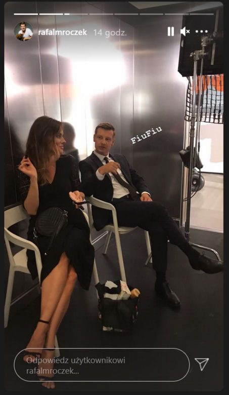 M jak miłość na planie. Paweł (Rafał Mroczek), Franka (Dominika Kachlik)