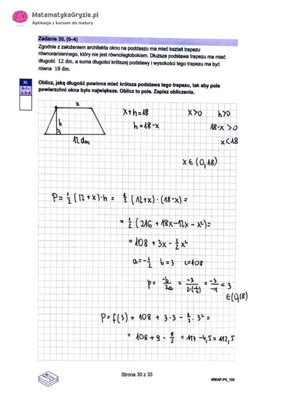 Matura próbna 2024: matematyka. Arkusze CKE i odpowiedzi. Poziom podstawowy [Formuła 2023]