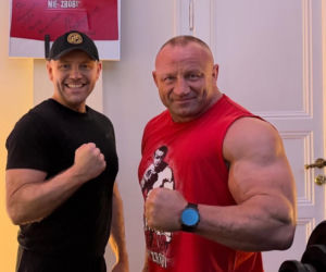 Mariusz Pudzianowski i Karol Nawrocki