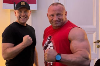 Mariusz Pudzianowski i Karol Nawrocki