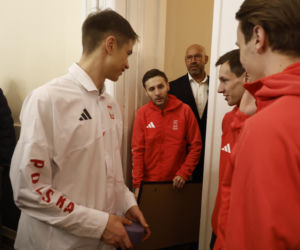 Kacper Tomasiak, Władimir Semirunnij i inni na spotkaniu u Ministra Sportu