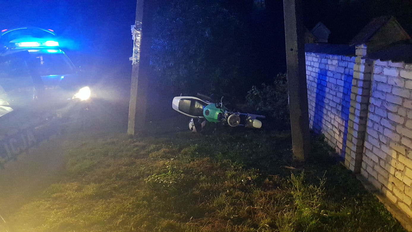 Brawurowy motocyklista w rękach toruńskiej policji - uciekał ile sił!