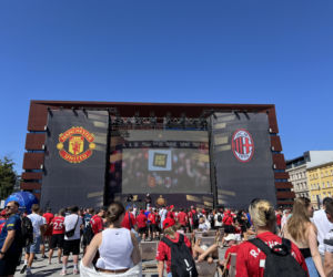 Kibice Manchesteru United i Milanu