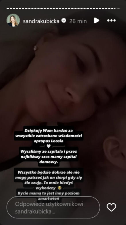 Sandra Kubicka była przerażona