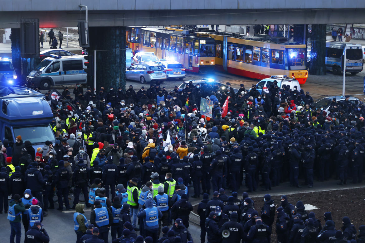 Strajk kobiet w Warszawie
