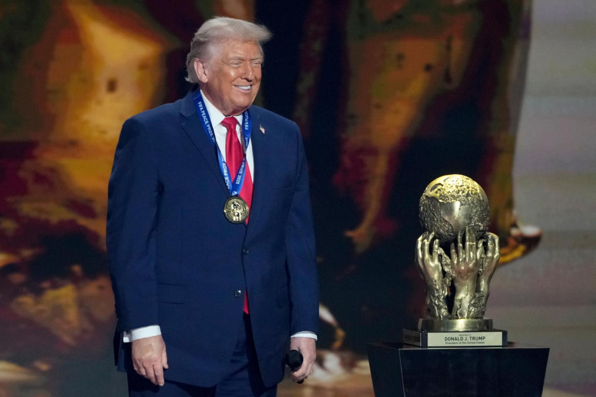 Donald Trump z Nagrodą Pokoju
