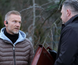 M jak miłość odc. 1925. Igor Jabłoński (Marcin Piętowski), Andrzej Budzyński (Krystian Wieczorek)