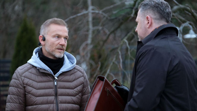 M jak miłość odc. 1925. Igor Jabłoński (Marcin Piętowski), Andrzej Budzyński (Krystian Wieczorek)