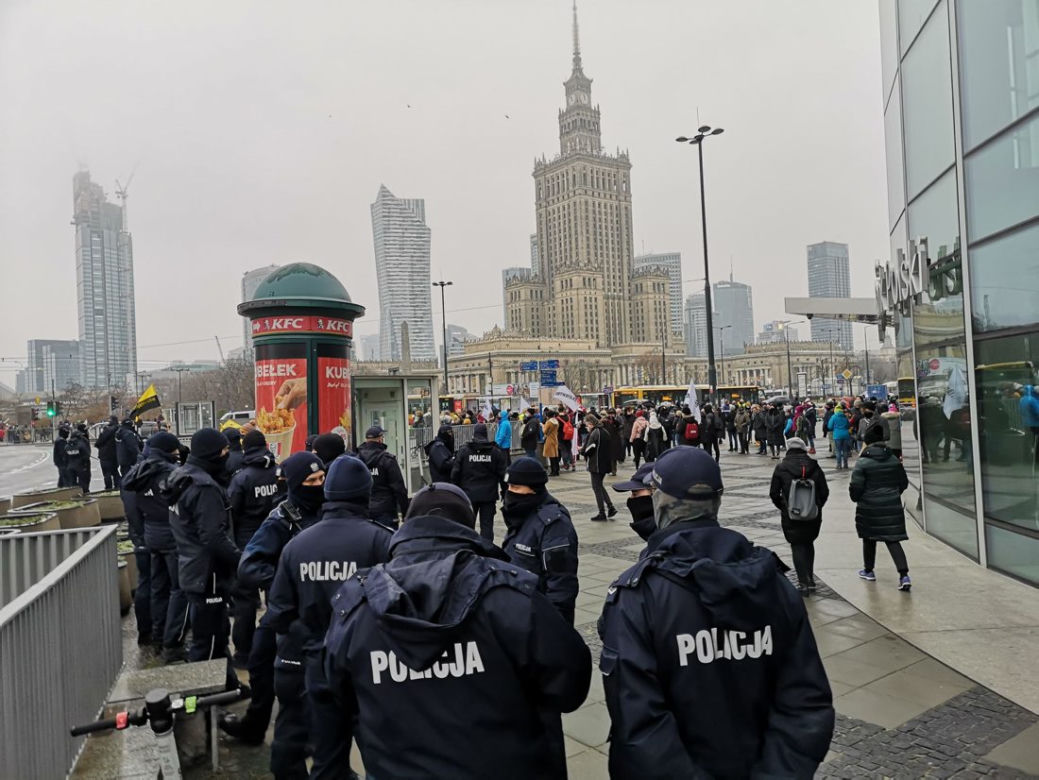Strajk kobiet w Warszawie