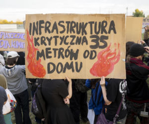 Protest w Piasecznie przeciwko Data Center