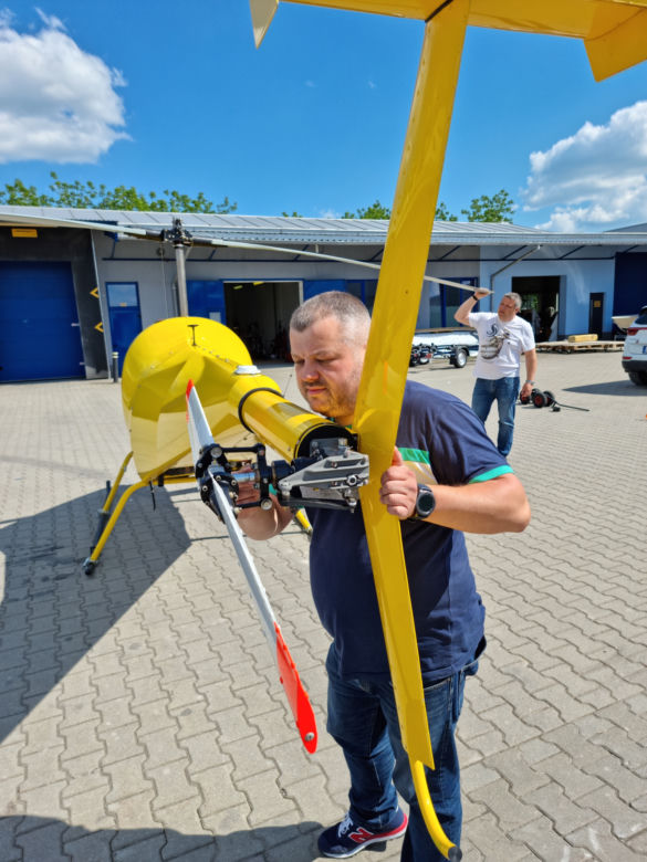 Jedyny taki dron w Europie. Do zadań specjalnych i transportu organów