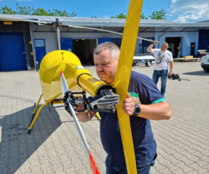 Jedyny taki dron w Europie. Do zadań specjalnych i transportu organów
