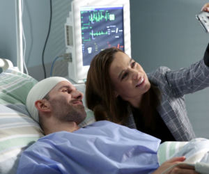 M jak miłość odc. 1449. Magda (Anna Mucha), Kamil (Marcin Bosak)