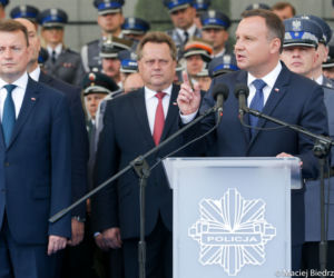 PREZYDENT ANDRZEJ DUDA NA ŚWIĘCIE POLICJI.