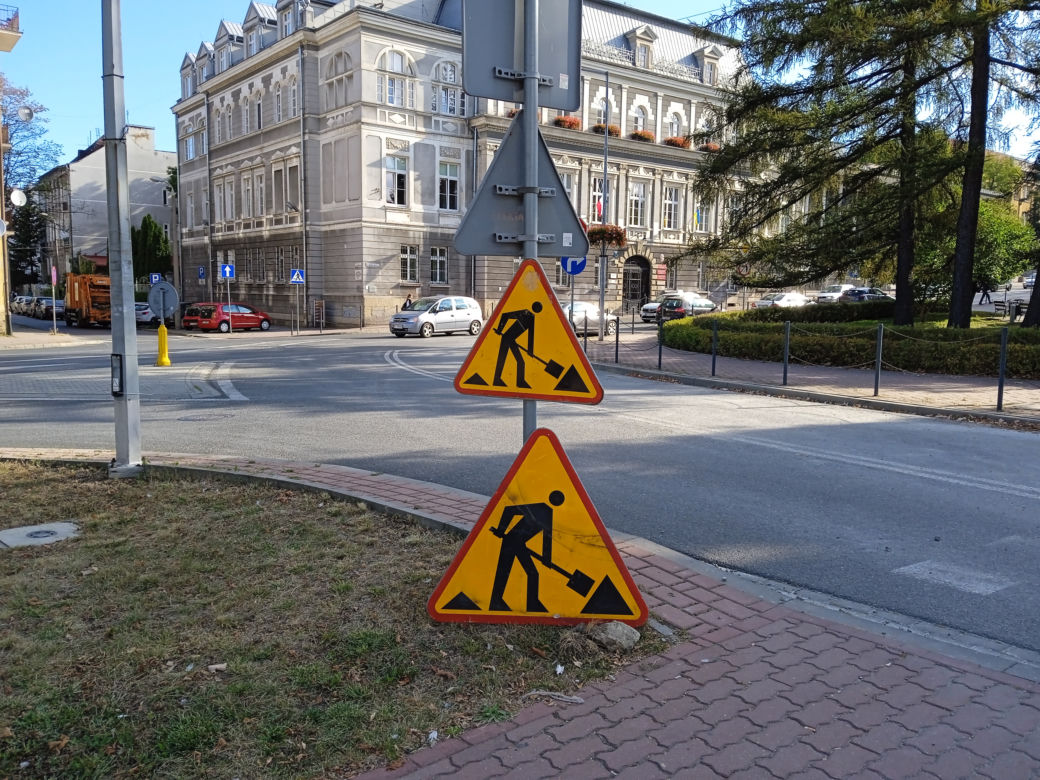 Nasadzenia drzew przy ulicy Piłsudskiego