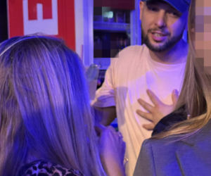 Maciej Pela na imprezie