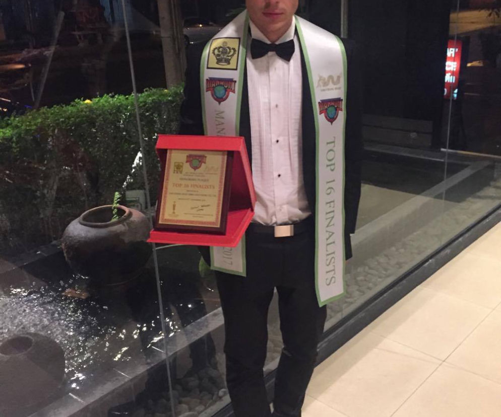 Piotr Żyjewski w TOP 15 Manhunt International