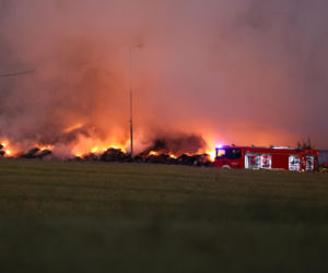 Pożar składowiska w Chorzowie opanowany