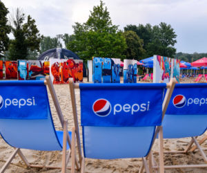 Tak wygląda sztuczna plaża przy Stadionie Śląskim. Rozkręcaliśmy tam imprezę w ramach Eska Summer City