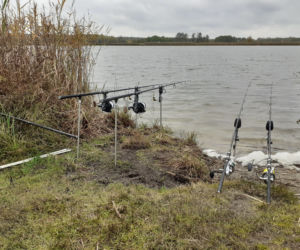 Jesienne porządki nad zalewem Muchawka w Siedlcach w 2021 roku