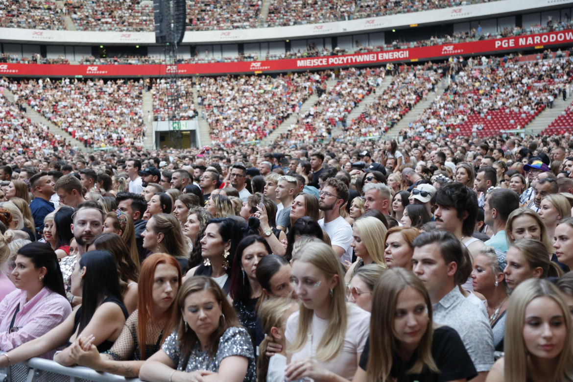 Koncert Jennifer Lopez w Warszawie (25.07.2025) - część pierwsza. Organizatorem koncertu jest Prestige MJM