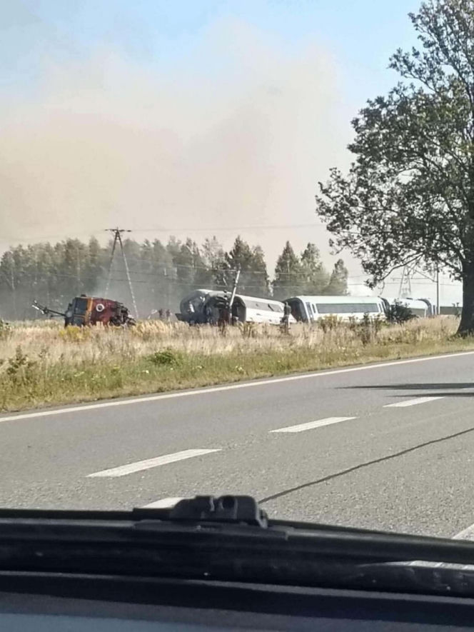 Katastrofa kolejowa na Mazowszu