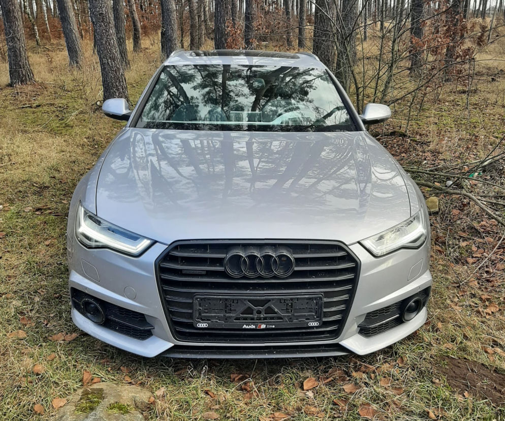 Leśnicy znaleźli w lesie luksusowe auto