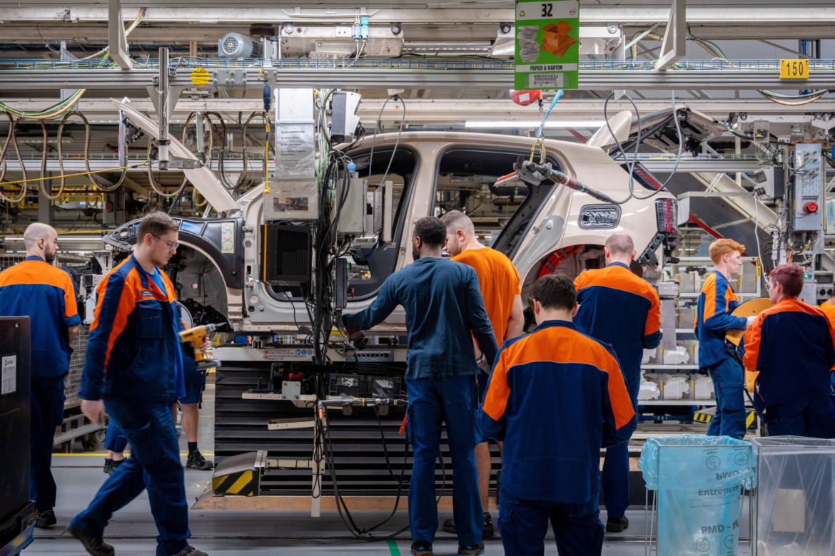 Produkcja Volvo EX30 w Gandawie