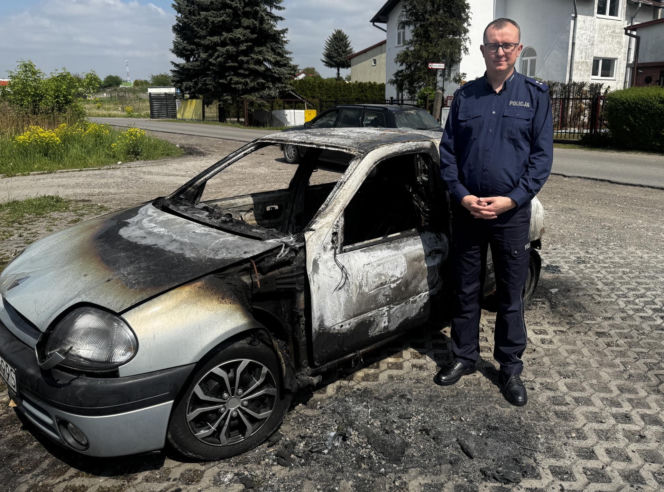 Bohaterska akcja policjanta z Lublina. Uratował człowieka z ognia