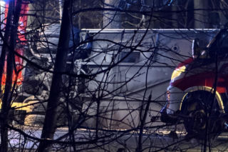 Koszmarny wypadek autobusu pod Wyszkowem